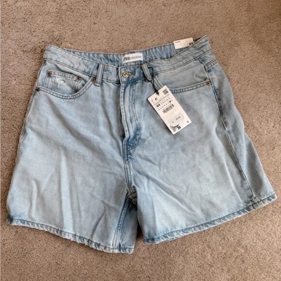 Zara Pants - Zara Light Blue Jean Shorts